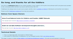 Desktop Screenshot of alv.tiddlyspace.com